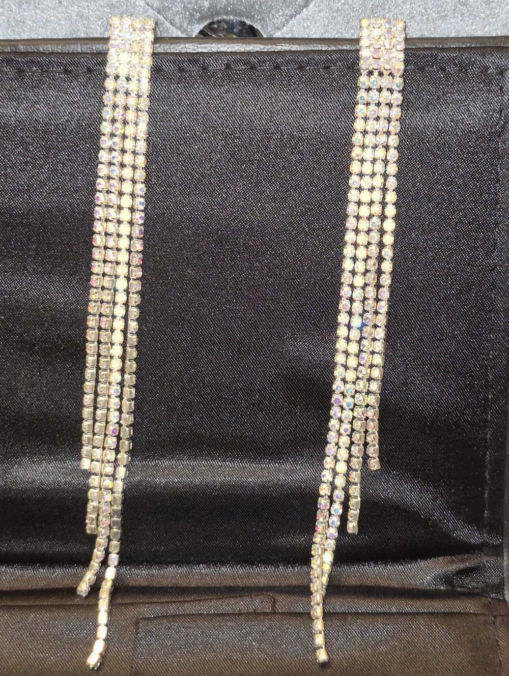 Crystal Fringe Drop Earrings